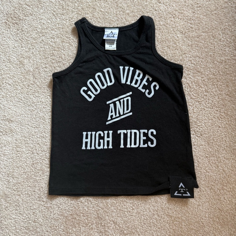 Trilogy Design Co. Black Tank Top